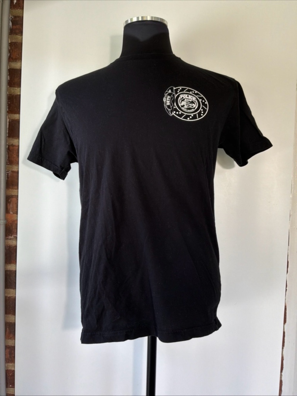 NYPD DRIVER TRAINING DOUBLE SIDED GRAPHIC T-SHIRT SIZE LARGE